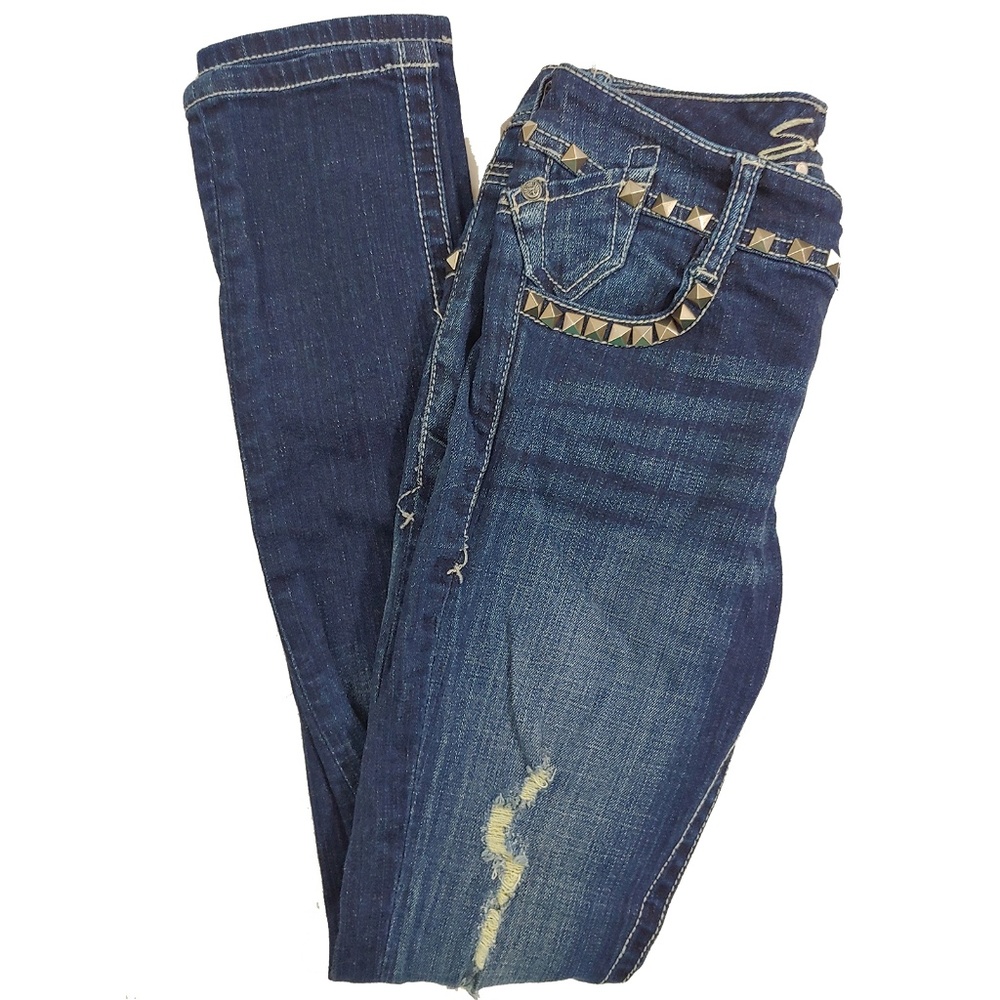 Seven7 Studded and Distressed Jeans Size 25